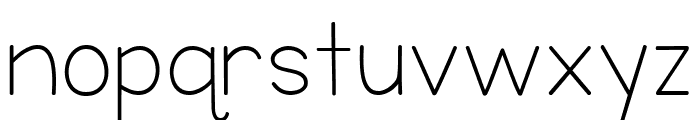 KG Teacher Brady Font LOWERCASE