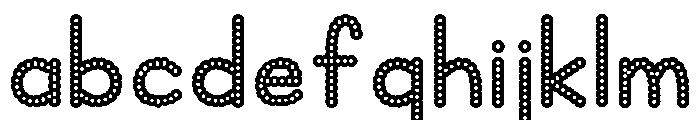 KG Teacher Created BubbleDot FONT