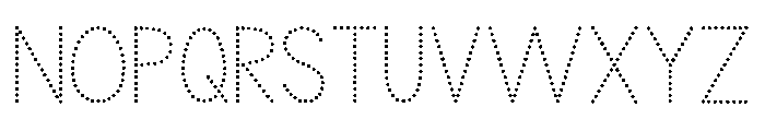 KG Teacher Created Dotted Font UPPERCASE