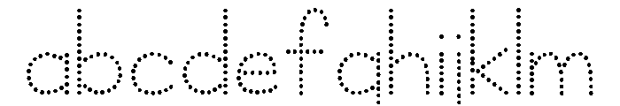 KG Teacher Created Dotted FONT