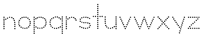 KG Teacher Created Dotted Font LOWERCASE