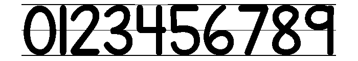 KG Teacher Created Lined Font OTHER CHARS