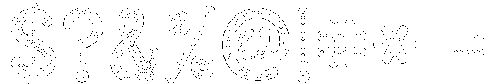 KG Teacher Created Outline Dot Font OTHER CHARS