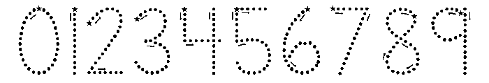 KG Teacher Created Star Arrows Font OTHER CHARS