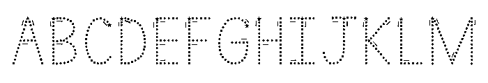 KG Teacher Created Star Arrows Font UPPERCASE