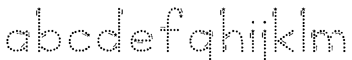 KG Teacher Created Star Arrows FONT