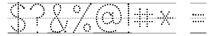 KG Teacher Created Star Lined 2 Font OTHER CHARS