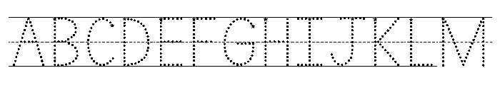 KG Teacher Created Star Lined 2 Font UPPERCASE