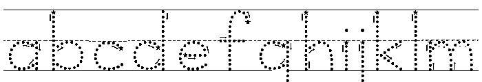 KG Teacher Created Star Lined FONT