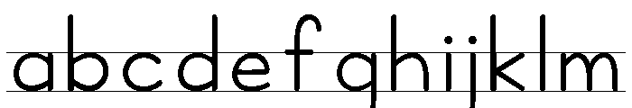 KG Teacher Created Thin 2Lined FONT