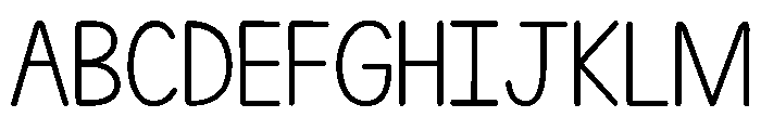 KG Teacher Created Thin Font UPPERCASE