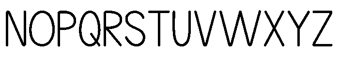 KG Teacher Created Thin Font UPPERCASE