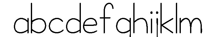 KG Teacher Created Thinner FONT