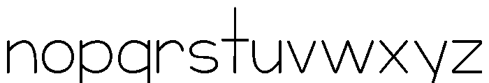 KG Teacher Created Thinner Font LOWERCASE
