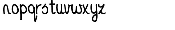 KG A Thousand Years Regular Font LOWERCASE