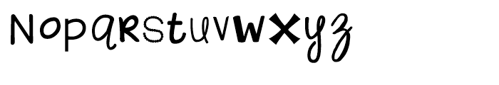 KG Alphabet Regurgitation Font LOWERCASE