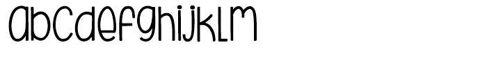 KG Beneath Your Beautiful Chunks Font LOWERCASE