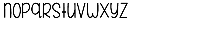 KG Beneath Your Beautiful Chunks Font LOWERCASE