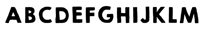 KG Happy Solid Font UPPERCASE