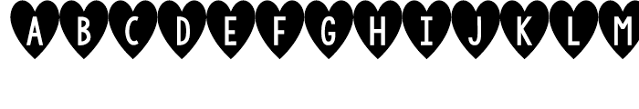 KG I And Love And You Regular Font UPPERCASE
