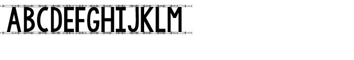 KG Modern Monogram Regular Font UPPERCASE