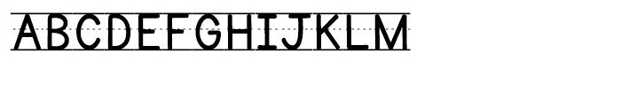 KG Primary Penmanship Lined Font UPPERCASE