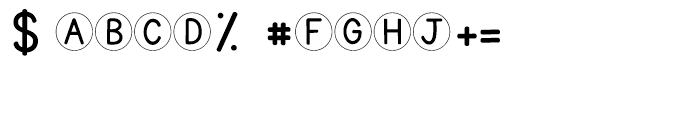 KG Traditional Fractions 1 Font OTHER CHARS