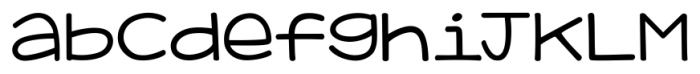 KG Adipose Unicase Regular Font LOWERCASE