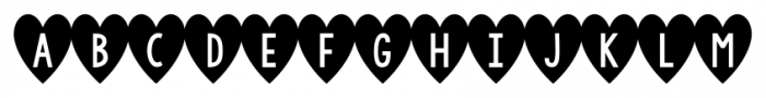 KG I And Love And You Regular Font UPPERCASE