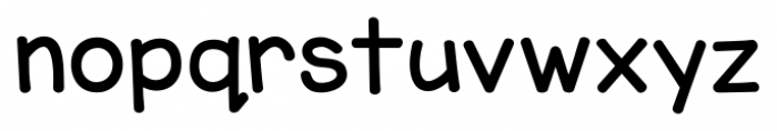 KG Miss Kindy Chunky Font LOWERCASE
