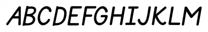 KG Primary Italics Regular Font UPPERCASE