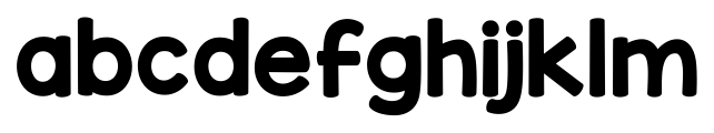 KG Red Hands Regular Font LOWERCASE