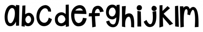KG Shake it Off Chunky Font LOWERCASE