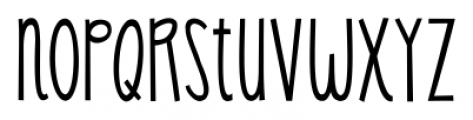 KG Skinny Latte Regular Font LOWERCASE