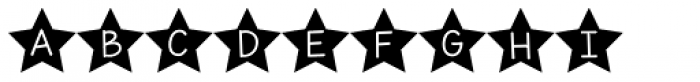 KG All Of The Stars Font UPPERCASE