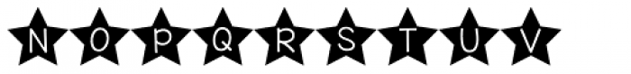 KG All Of The Stars Font UPPERCASE