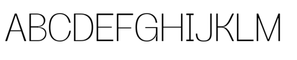 KG Belfort Thin Round Font UPPERCASE