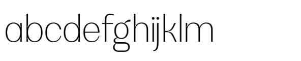 KG Belfort Thin Round Font LOWERCASE