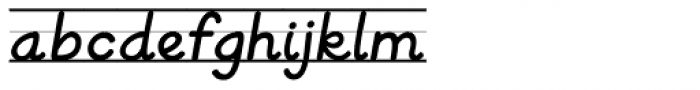 KG Primary Italics Lined Font LOWERCASE