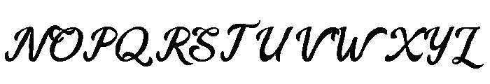 Khabalac Regular Font UPPERCASE