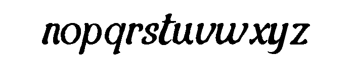 Khabalac Regular Font LOWERCASE