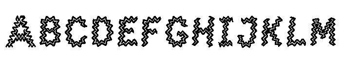 Khal Regular Font UPPERCASE