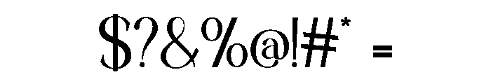 Khalgrom-Regular Font OTHER CHARS