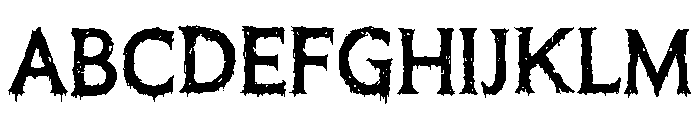 Kharma Font UPPERCASE
