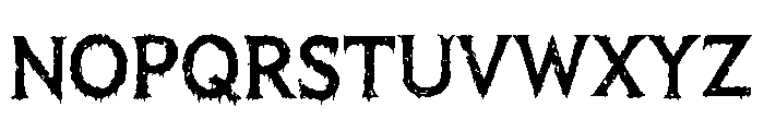 Kharma Font UPPERCASE