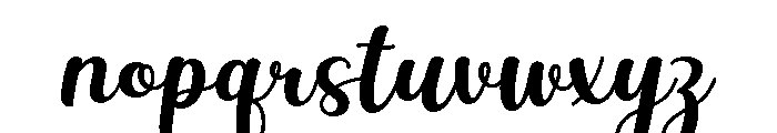 Kheyla Font LOWERCASE