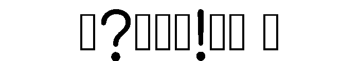 Khulna Regular Font OTHER CHARS