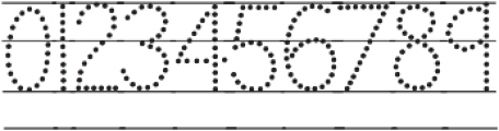 KH Karlie School Dots Lined otf (400) Font OTHER CHARS