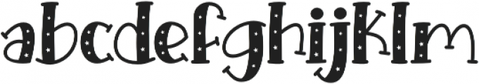KH Prickles Starry 2-Regular otf (400) Font LOWERCASE