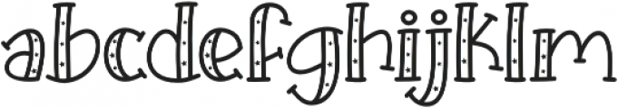 KH Prickles Starry-Regular otf (400) Font LOWERCASE